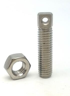 FFE11俩平面型SAIPOZ8 SAIPOZ10/12不锈钢弹簧拉伸用支柱全螺纹