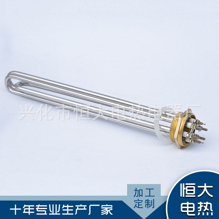 铜头六角头加热管铜头不锈钢电热管太阳能水箱模温机发热管