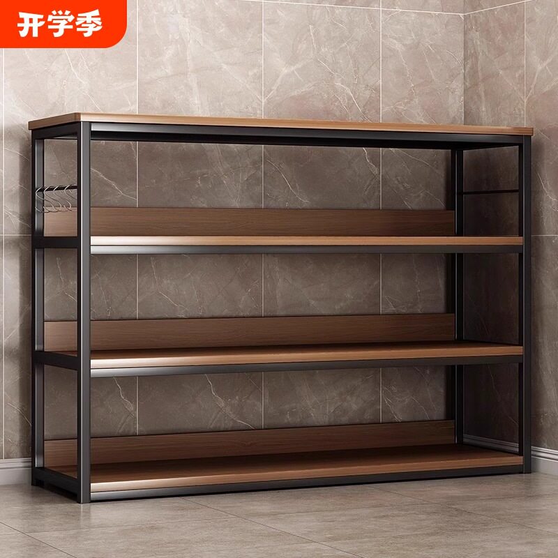书架落地置物架卧室靠墙书桌飘窗简易架子客厅收纳架多层储物柜子