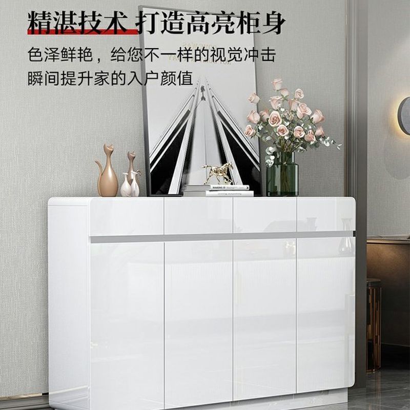 烤漆鞋柜入户门客厅门口走廊家用靠墙一体大容量收纳储物柜小户型