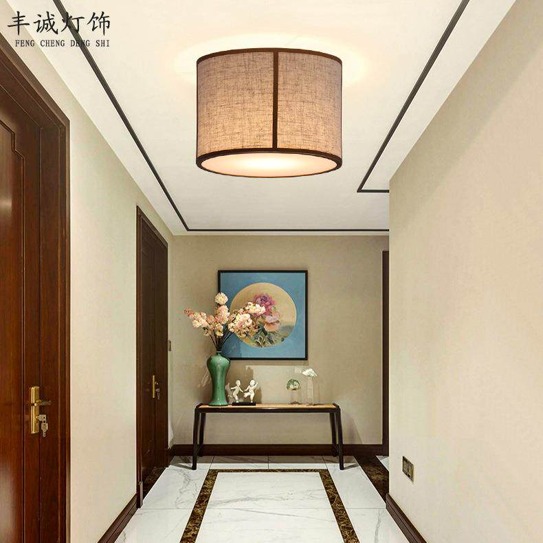led吸顶灯简约玄关吸顶灯现代新中式阳台走廊灯过道灯门厅入户灯