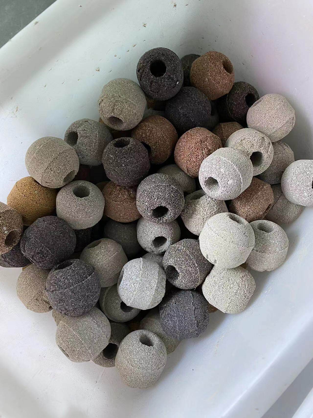 五色奈米球鱼缸过滤材料水族滤材培菌光波球细菌球过滤