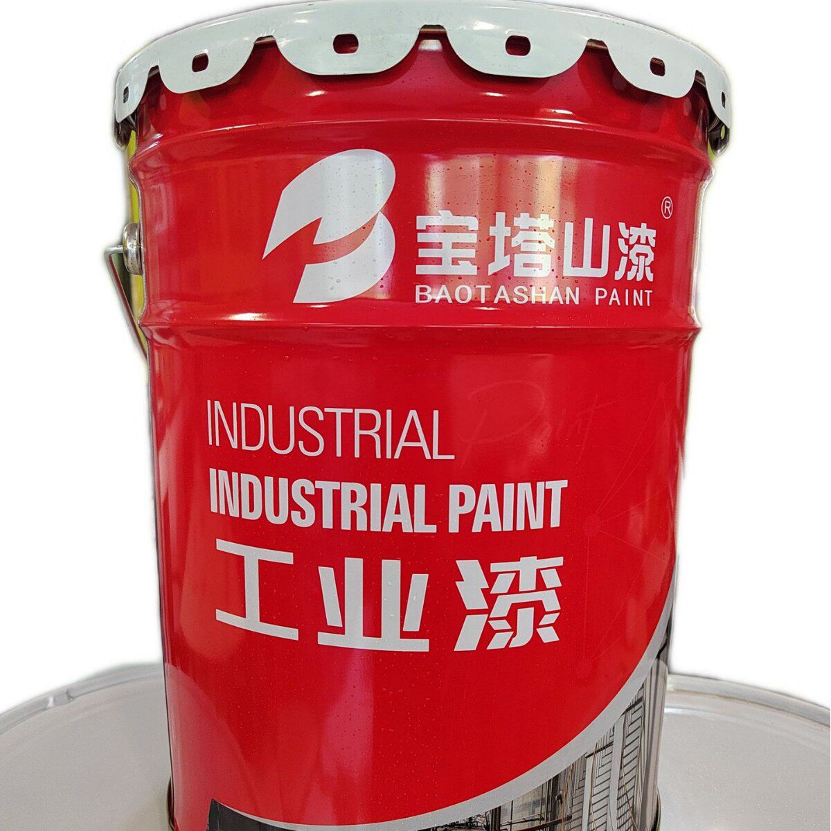 宝塔山漆灰镀锌管用灰高附着力环氧底漆20kg/3kg