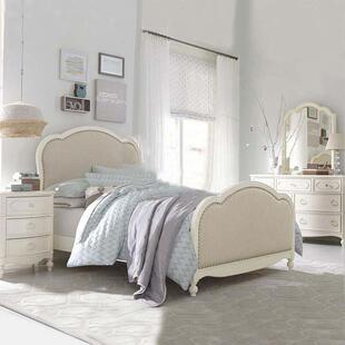 美式实木儿童床复古现代简约橡木法式男女孩1.2/1.5米单人原木床