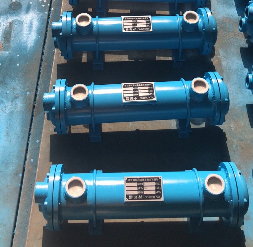 GLCA-6CCZ列管式油冷却器 注塑机冷却器 润滑站油泵