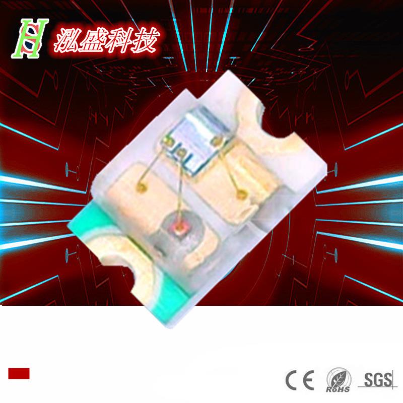 贴片0805单闪红灯0805单闪红光闪烁LED灯珠2012红色自带IC自闪
