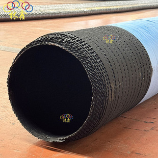 黑色输水管大口径波纹橡胶管φ150φ200φ250φ300压力12公斤