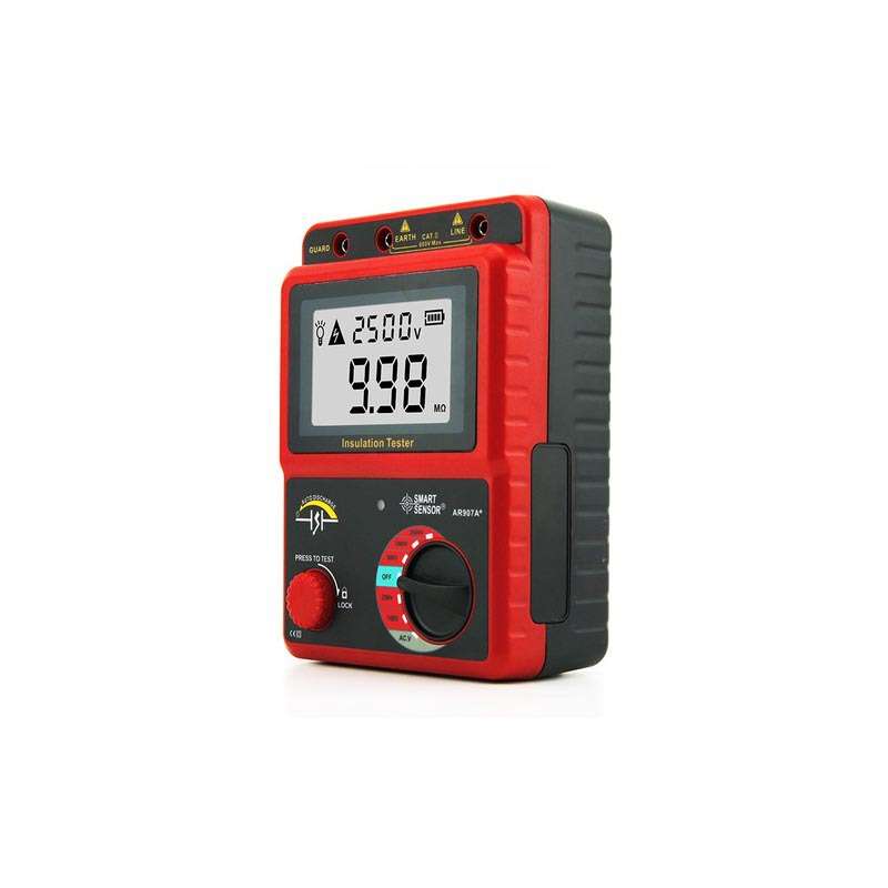AR907A+数字兆欧表2500V绝缘电阻测试仪高阻计