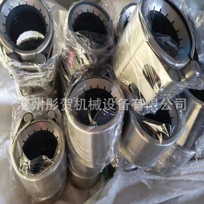 304不锈钢哈夫节管道修补器齿环型连接器堵漏抱箍管道连接器