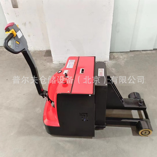 普尔夫承载式牵引车A字架步行式电动牵引车头小型3.5t布车拖车头