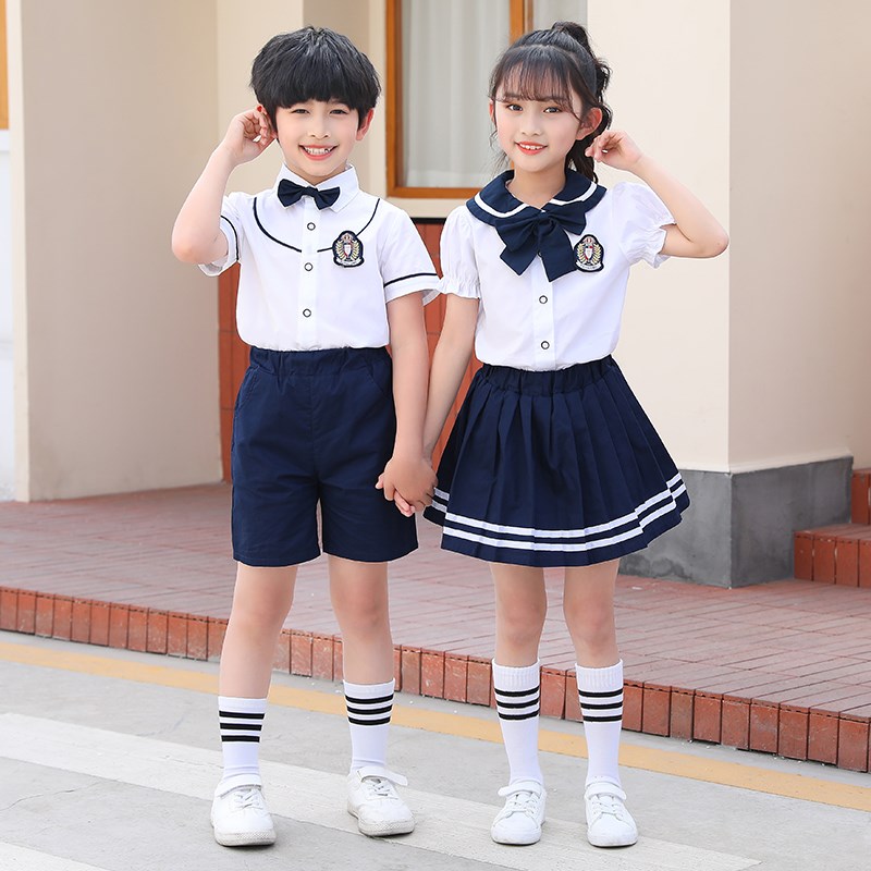 六一小学生合唱演出服装毕业拍照表演校服班服幼儿园Y园服夏学院
