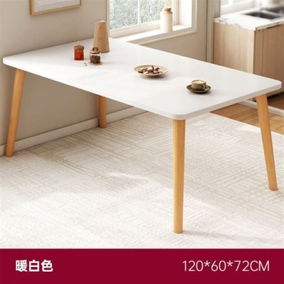餐桌家用小户型长方形租房实木腿吃饭桌子现代简约V商用餐桌椅组