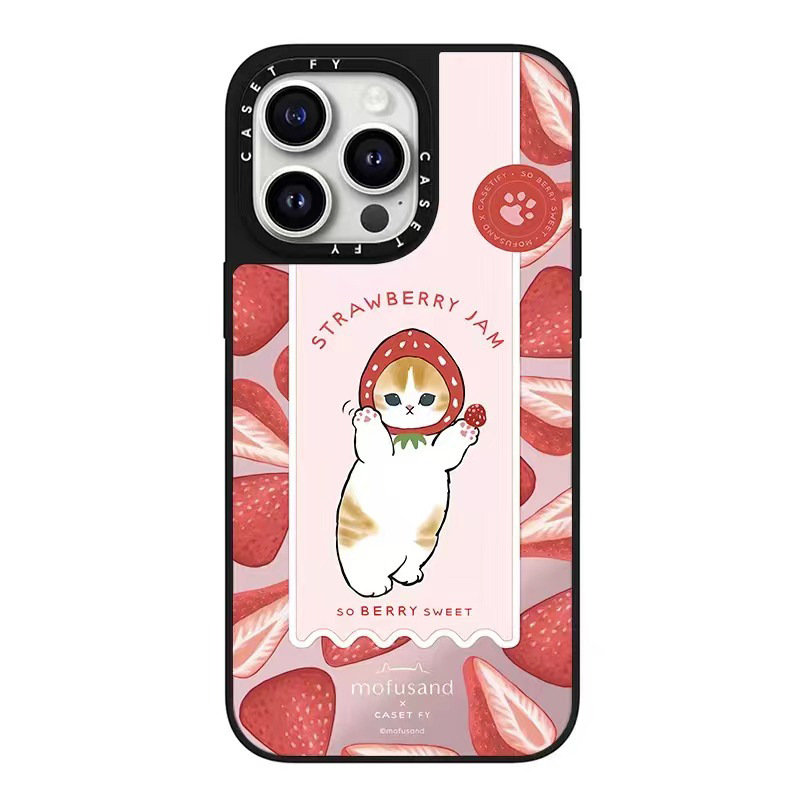 【官方正品】CASETiFY 猫咪Mofusand适用苹果iPhone15ProMax手机壳14pro潮牌13/12镜面11