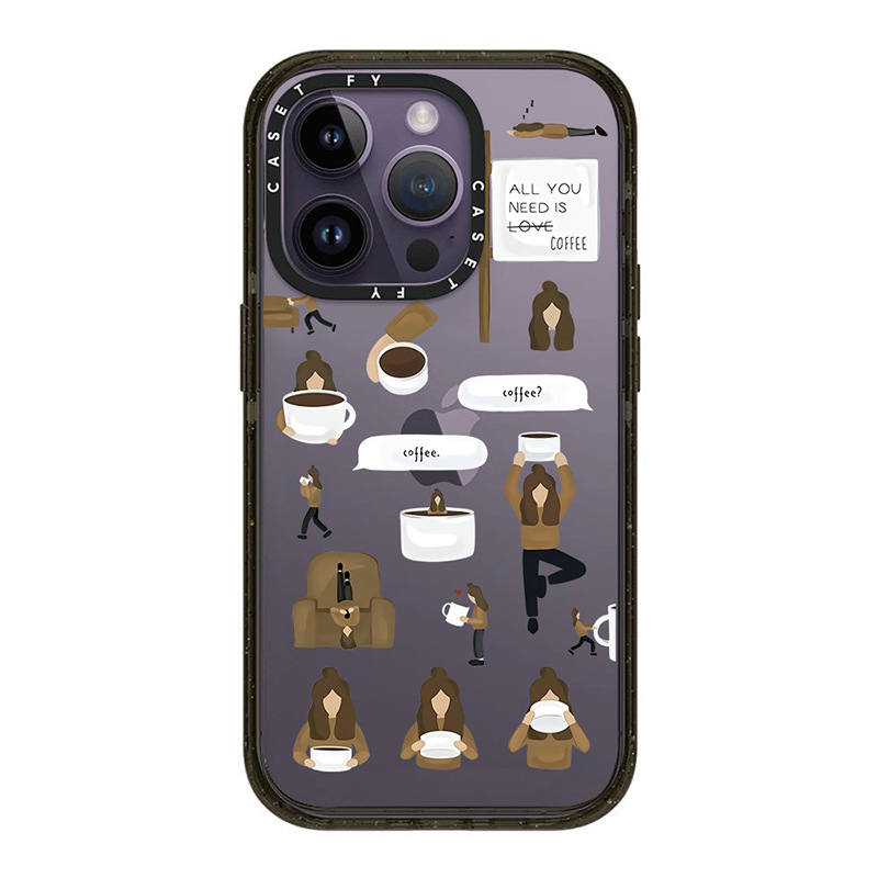 【官方正品】CASETiFY 咖啡至上自律女孩适用苹果iPhone15ProMax手机壳14pro潮牌13/12套