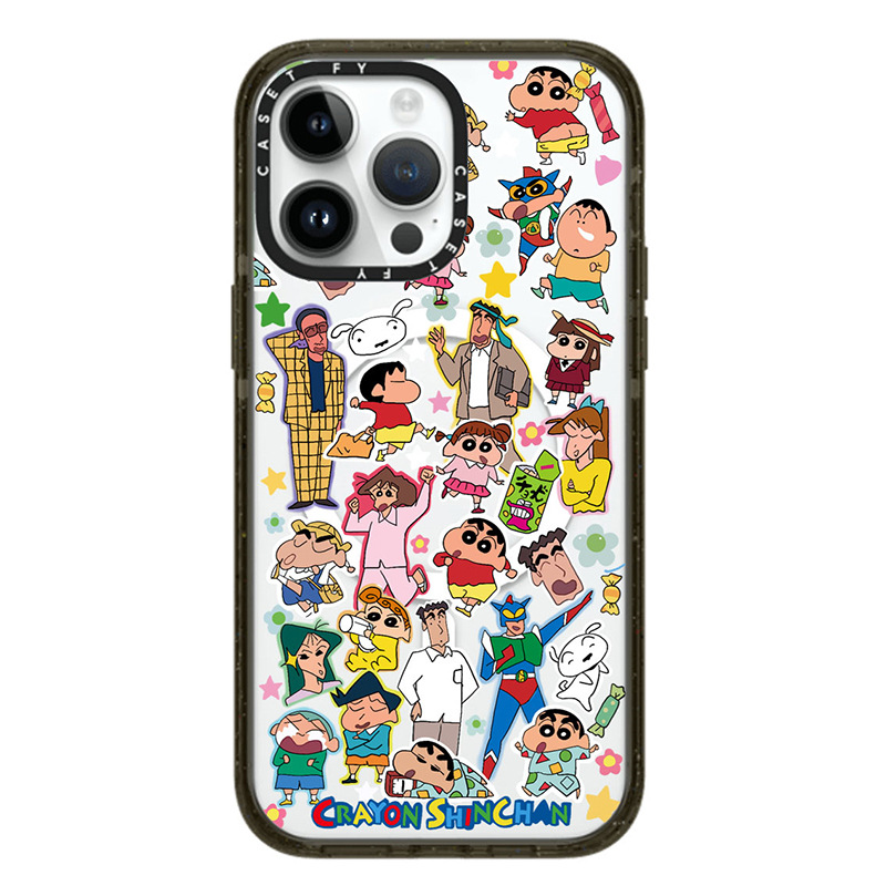 【官方正品】CASETiFY 蜡笔小新适用苹果iPhone15ProMax磁吸手机壳13潮牌12无线充14pro