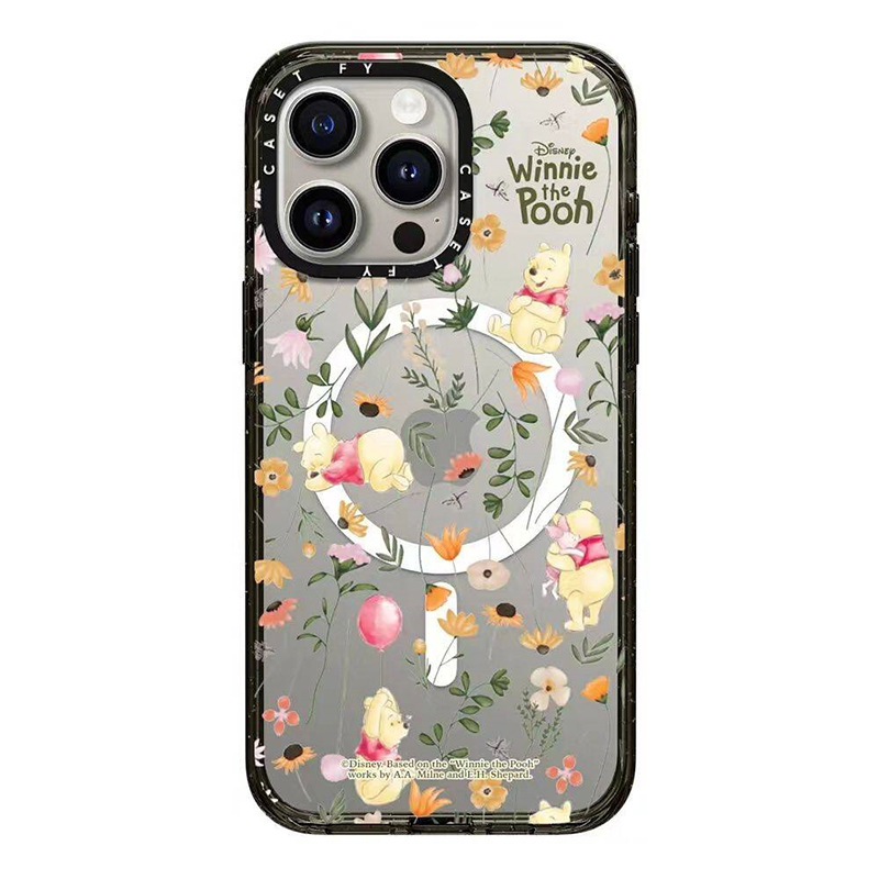 【官方正品】CASETiFY 磁吸小熊维尼联名适用苹果iPhone16ProMax手机壳13/14防摔15plus