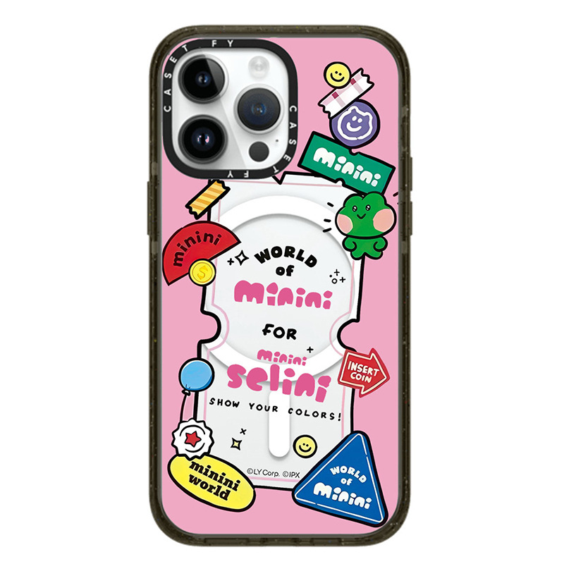 【官方正品】CASETiFY 磁吸minini游园会适用苹果iPhone15ProMax手机壳13/12潮牌14pro套