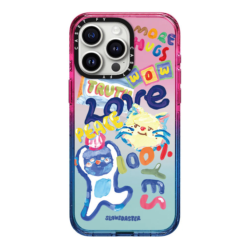 【官方正品】CASETiFY 升级款棉花糖涂鸦猫狗适用苹果iPhone15ProMax手机壳14pro/13防摔