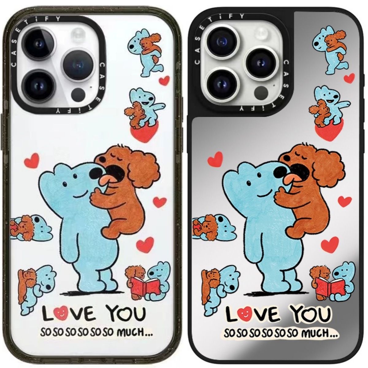 【官方正品】CASETiFY 联名Eteecy可爱狗狗情侣卡通适用苹果iPhone16ProMax15plus