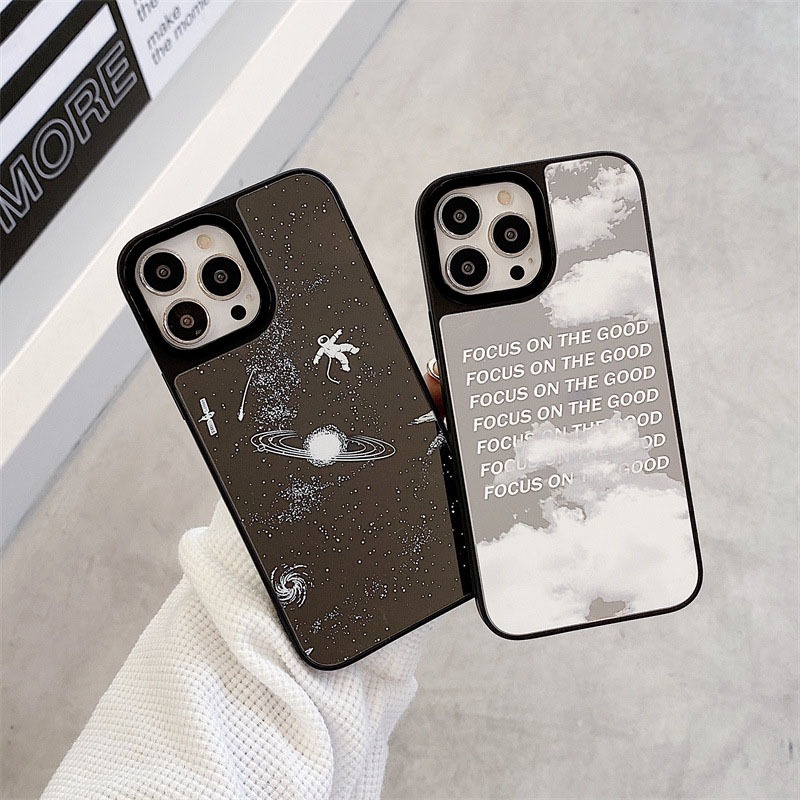 云朵太空人苹果16手机壳适用iphone15潮流14小众13个性韩系可定制