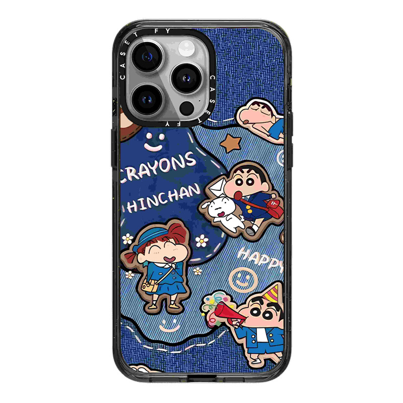 【官方正品】CASETiFY 磁吸牛仔飞天女警适用苹果iPhone16ProMax手机壳14套15蜡笔小新13