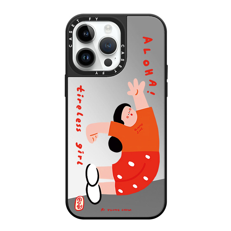 【官方正品】CASETiFY 下腰女孩适用苹果iPhone14ProMax手机壳13潮牌12防摔15Ultra镜面