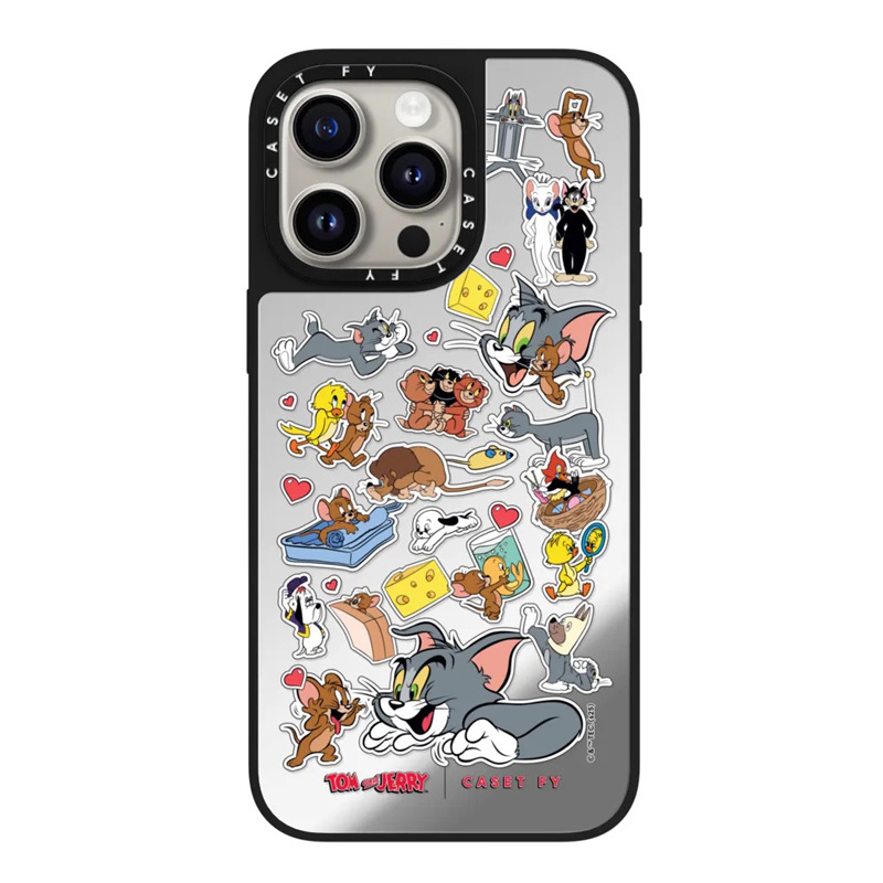 【官方正品】CASETiFY 猫和老鼠适用苹果iPhone16ProMax手机壳15pro保护套13/14镜面12