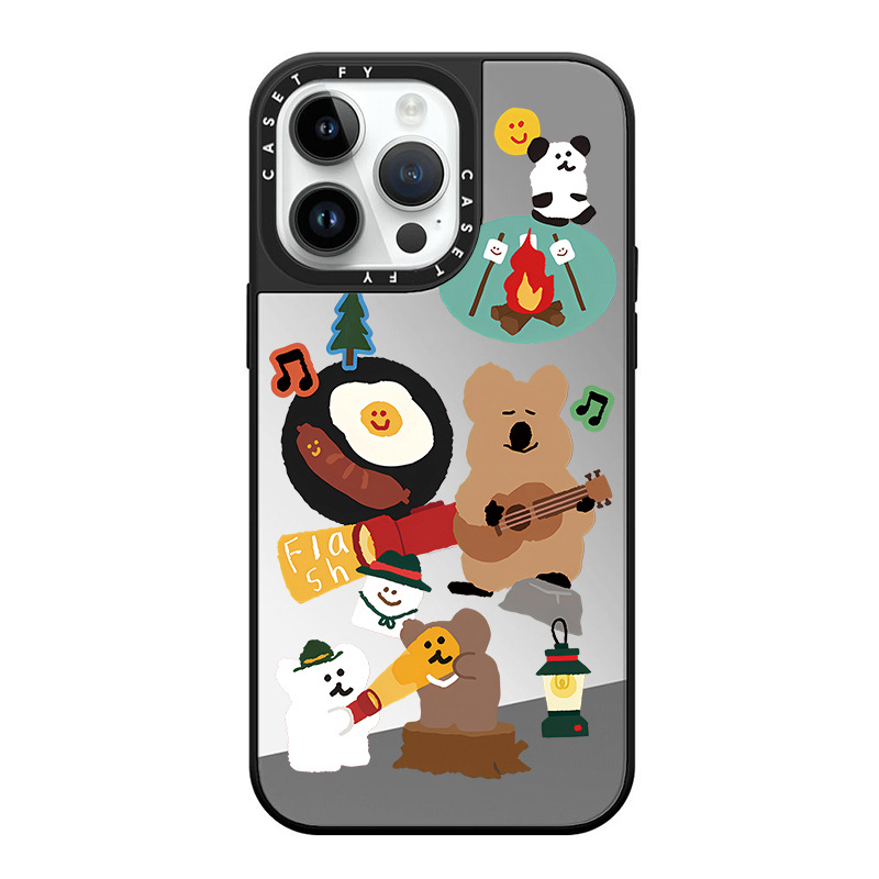【官方正品】CASETiFY 柿子椒熊适用苹果iPhone16ProMax手机壳13潮牌12镜面14/15plus套