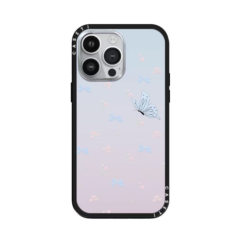【官方正品】CASETiFY 潮牌iPhone手机壳新壳体蝴蝶碎花丝带适用苹果16promax15pl