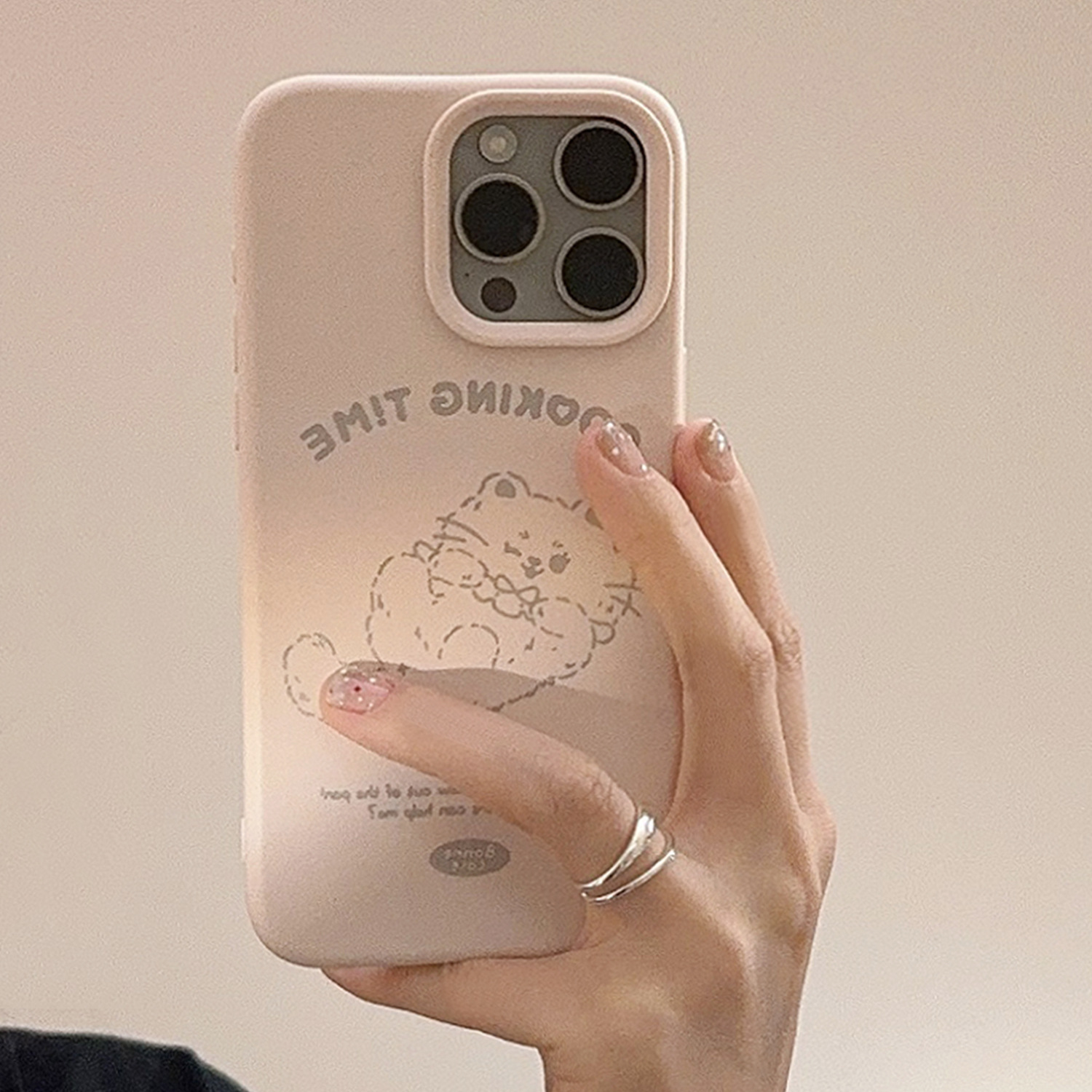粉色小猫咪适用iphone16promax手机壳15苹果14硅胶13防摔12小众软