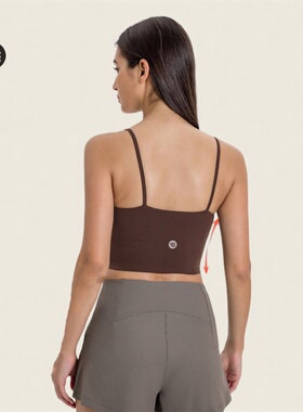 新品瑜伽上衣女运动内衣减震细带美背跑步健身文胸背心吊带瑜伽服