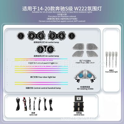 14-20奔驰S级W22264色氛围灯