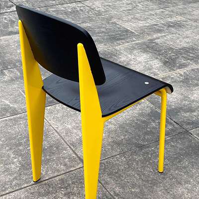 vitra平替设计师餐椅复古实木椅子奶油餐桌椅小户型家用标准椅子