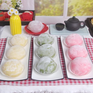 诱人食欲质优价廉大福雪媚娘模型橱窗展示甜品店摆饰经久耐用模型