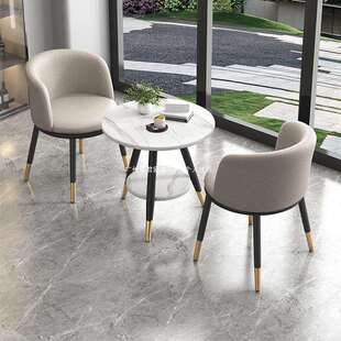 阳台休闲桌椅一桌二椅网红轻奢室内喝茶桌椅套装接待洽谈桌椅组合