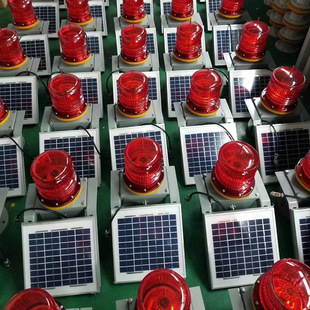 B型中光强航空障碍灯 防水高楼频闪灯 太阳能铁塔烟囱航标灯