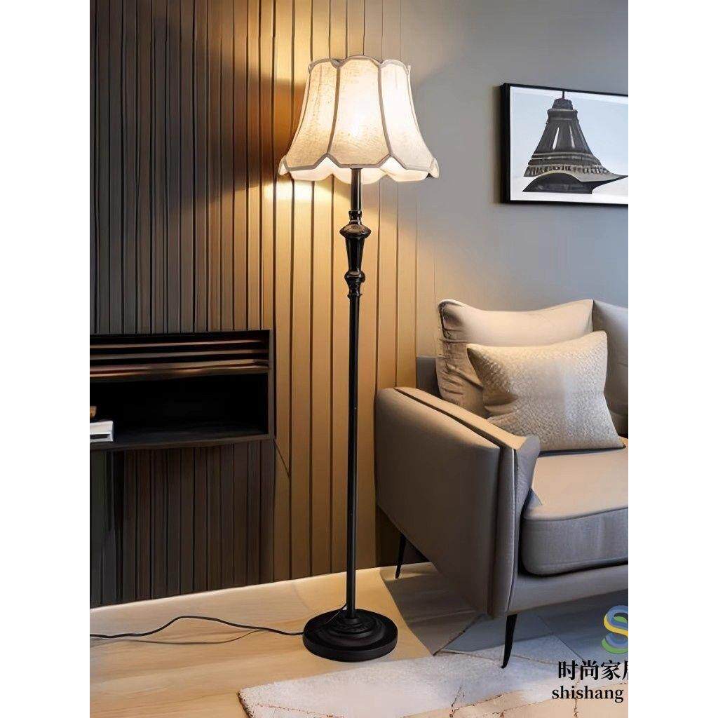 经典美式落地灯复古法式台灯欧式落地灯客厅书房卧室床头立式台灯