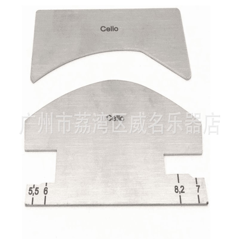 大中小提琴乐器制作工具削码模板 琴码模板金属磨具装配制琴工具