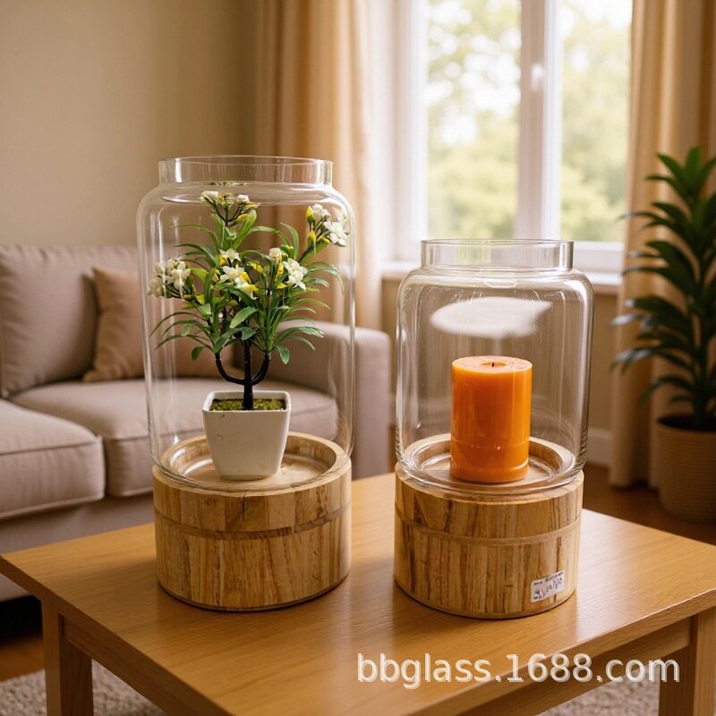 BBGLASS保北玻璃 创意烛台微景观现代家居宴会婚庆装饰摆件