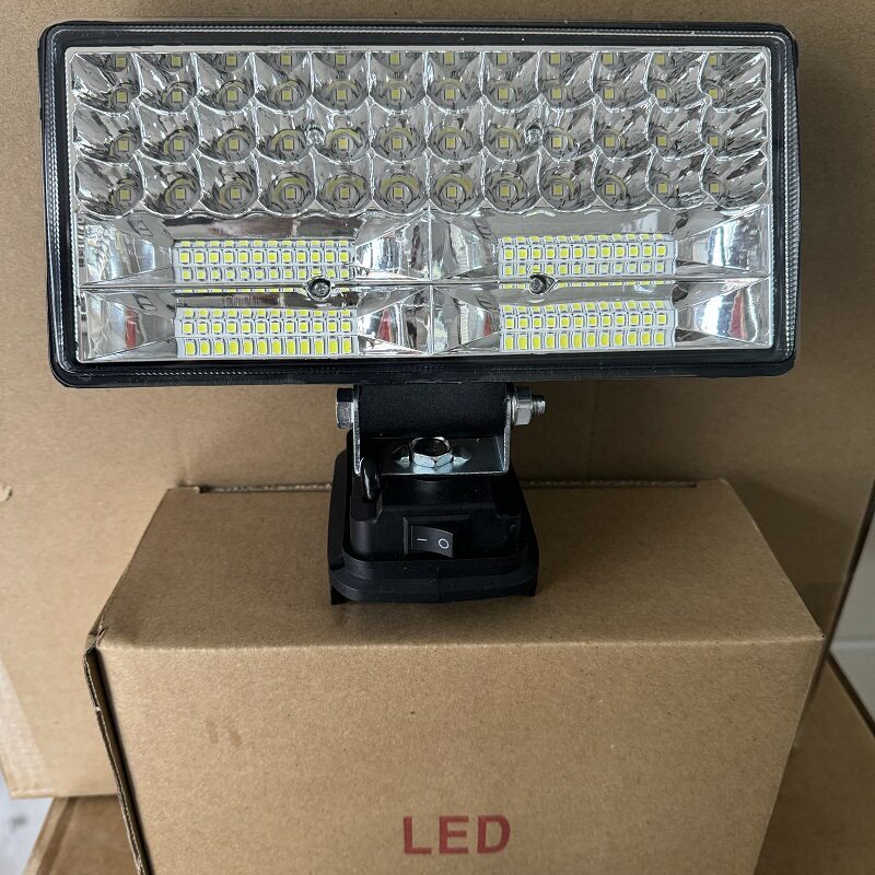 多功能便携LED灯 锂电投射灯双USB可手机充电 工作灯照明灯应急灯