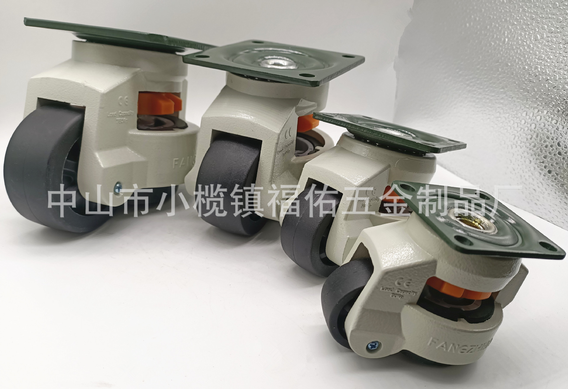 福马轮韩式水平调节支撑脚轮GD-40F/60F/80F/100F/120F/150F万向