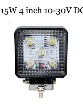 2*工作灯聚光 方形 15W汽车工作灯 5LED工作灯聚光灯