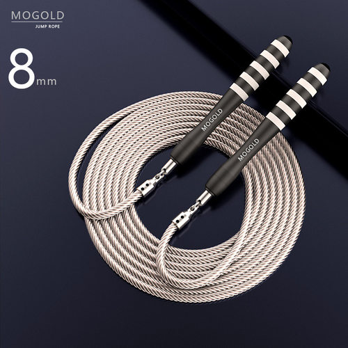 MOGOLD摩金DIY快速卡扣多功能组合跳绳健身运动负重钢丝PU跳绳