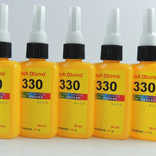 无情330结构胶粗糙多孔表面粘接胶工业专用透明淡琥珀色胶水 包邮