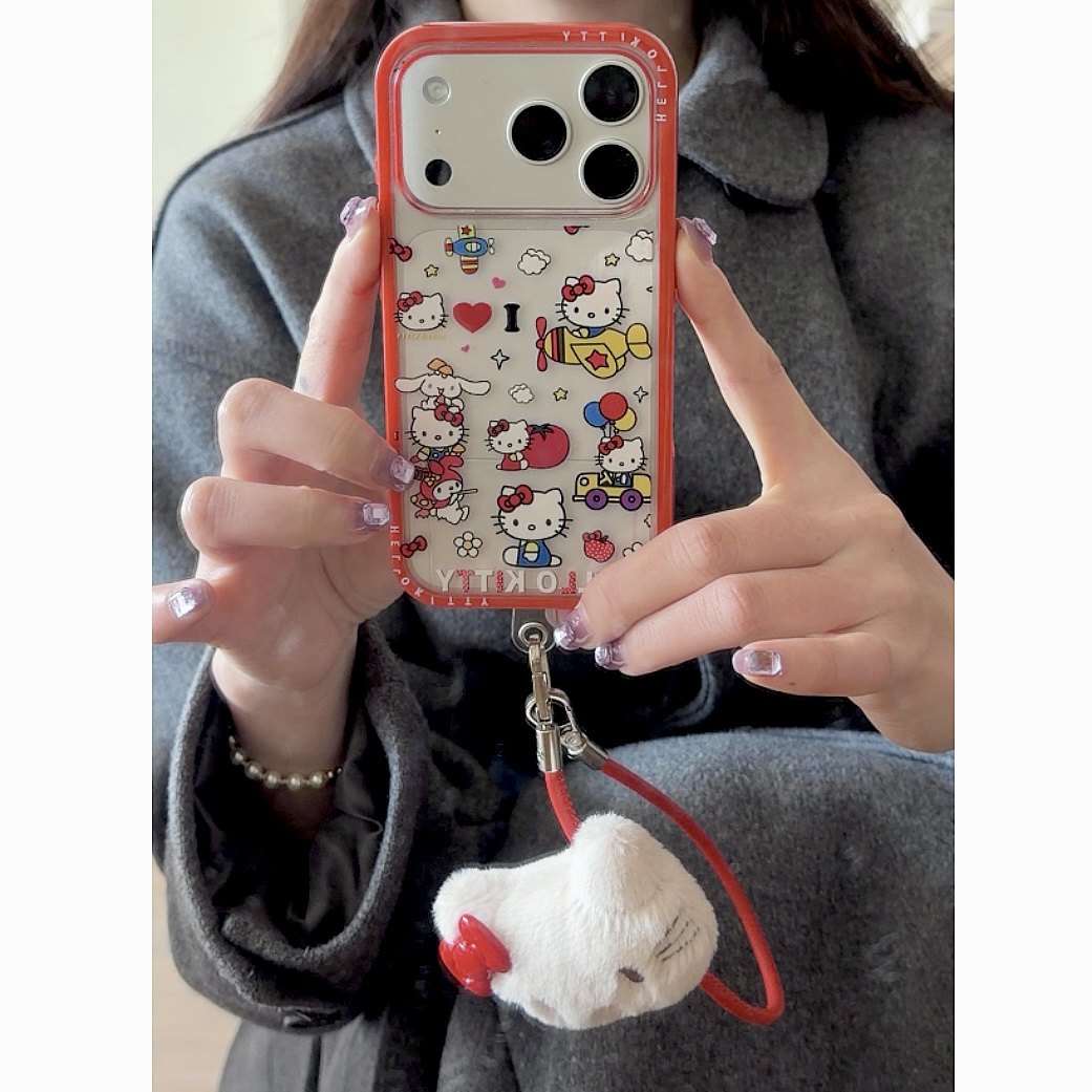 喜庆红色hellokitty手机壳
