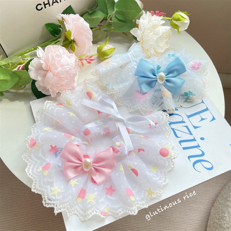 宠物蕾丝围d脖项圈猫咪狗狗围兜公主风幼猫中小型犬口水巾颈圈饰,宠物/宠物食品及用品,围巾/口水巾,淘宝优惠券,粉丝福利购,淘宝优惠卷