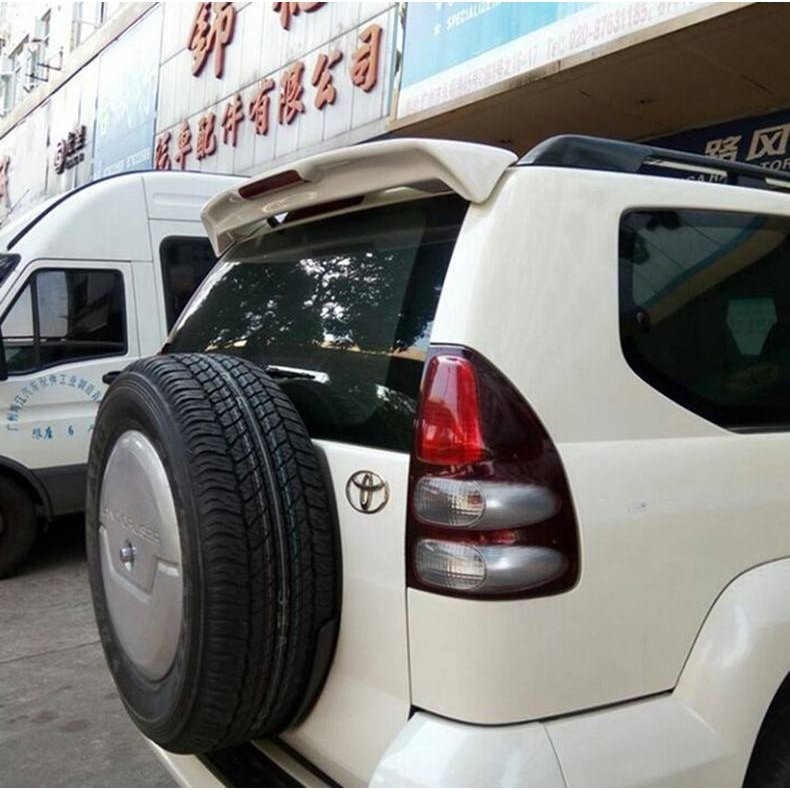 03-09款霸道尾翼 2700普拉多FJ120定风顶翼LC120带灯4000改装尾翼