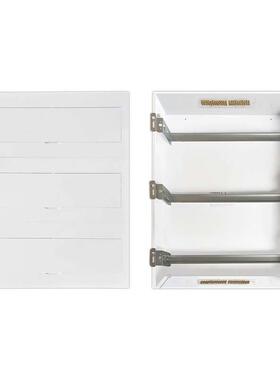 排配电箱铁底ABS塑料透电明配电箱弱电箱76QMG3位2位家用室内三闸