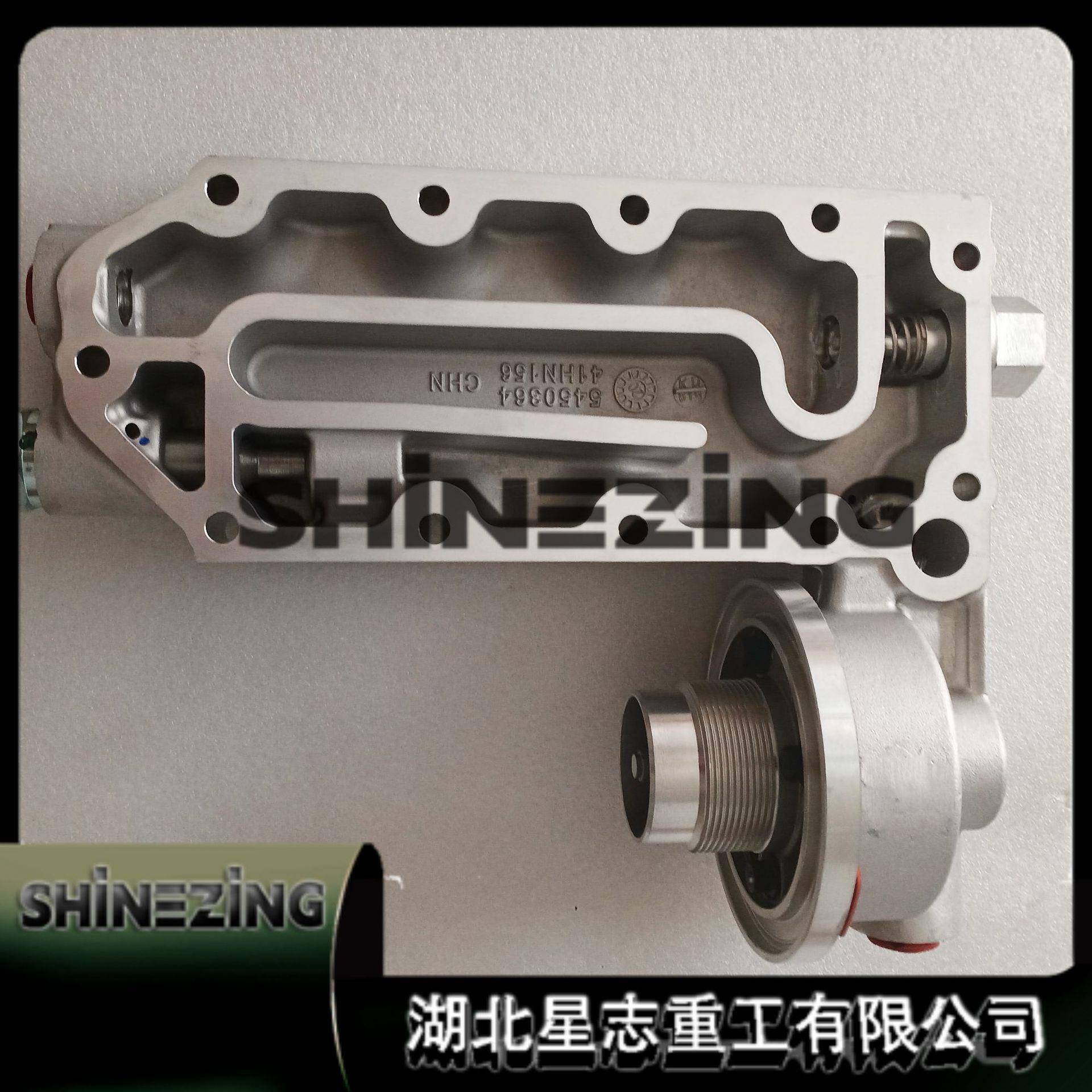 5475712湖星志北重工QC8.3QSL9POP发动机S油机滤清器座总成