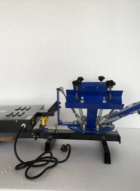 新品丝印机烘一OXR丝印烘干三色三体位干丝印机服装印花机现货